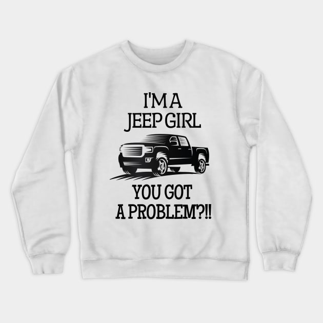 You got a problem?! Crewneck Sweatshirt by mksjr